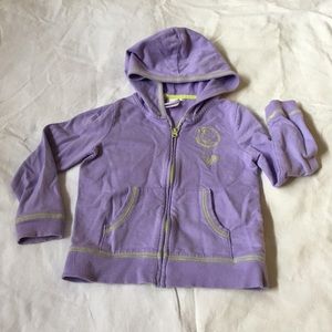 Circo Hooded zip up jacket, Size 4T